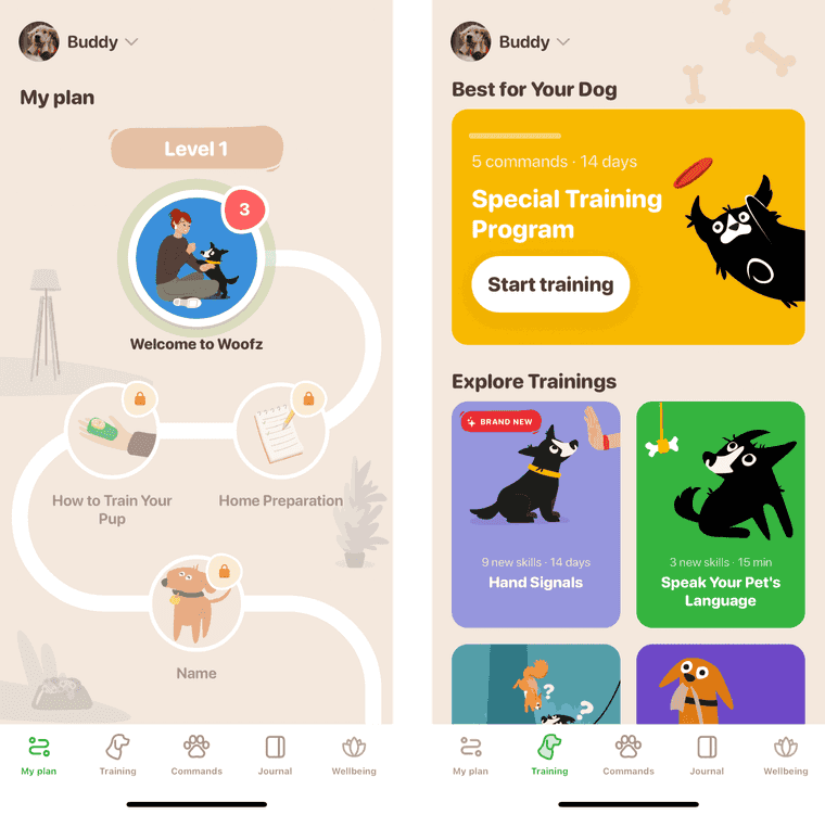 woofz app